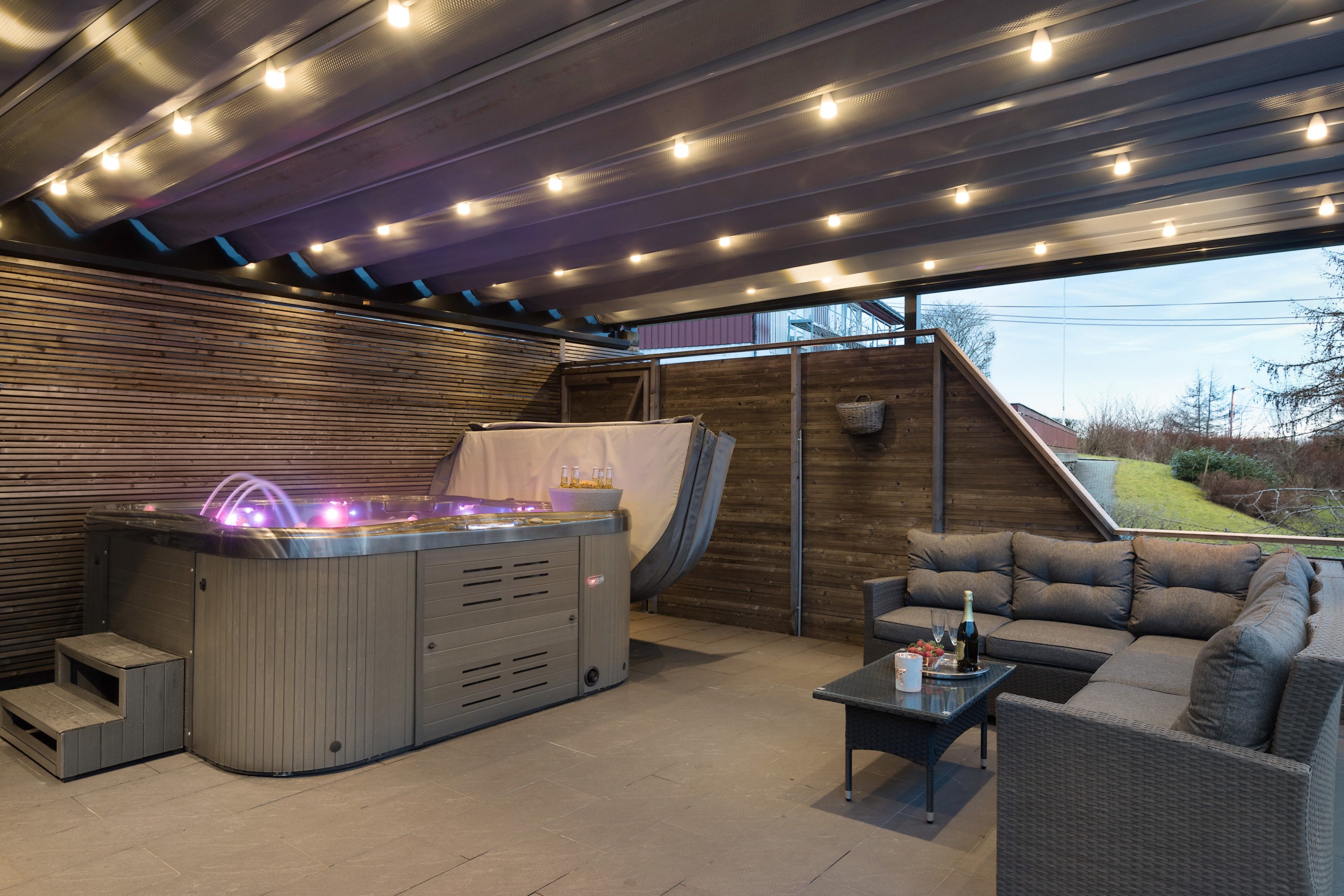 Pergola over boblebad Pergola over boblebad