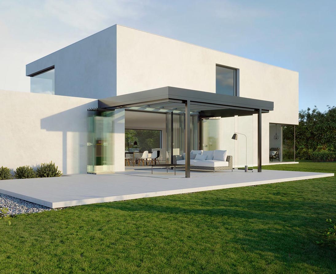 uteDESIGN utestue flatt tak