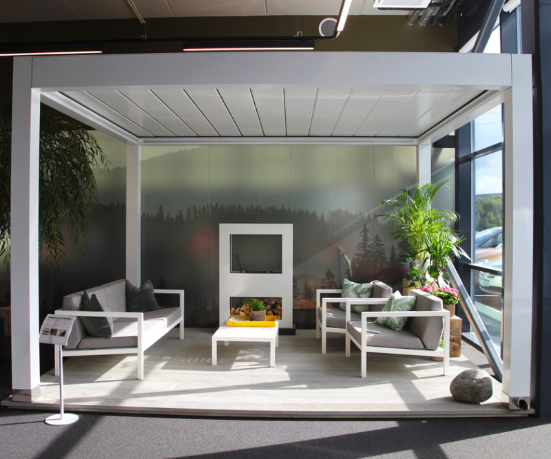 lamellpergola-skyroof-utstillingsmodell-utedesign