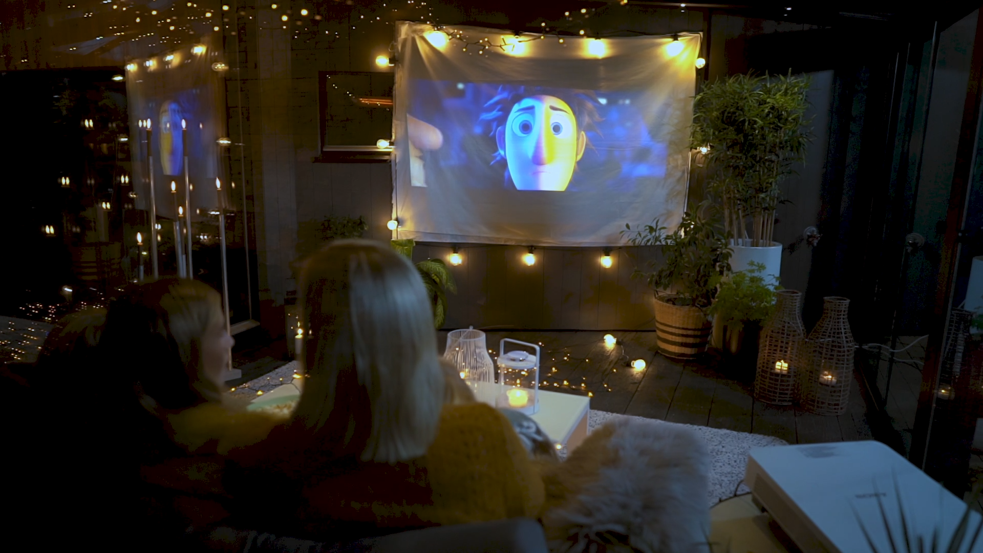 Utestue med hjemmekino