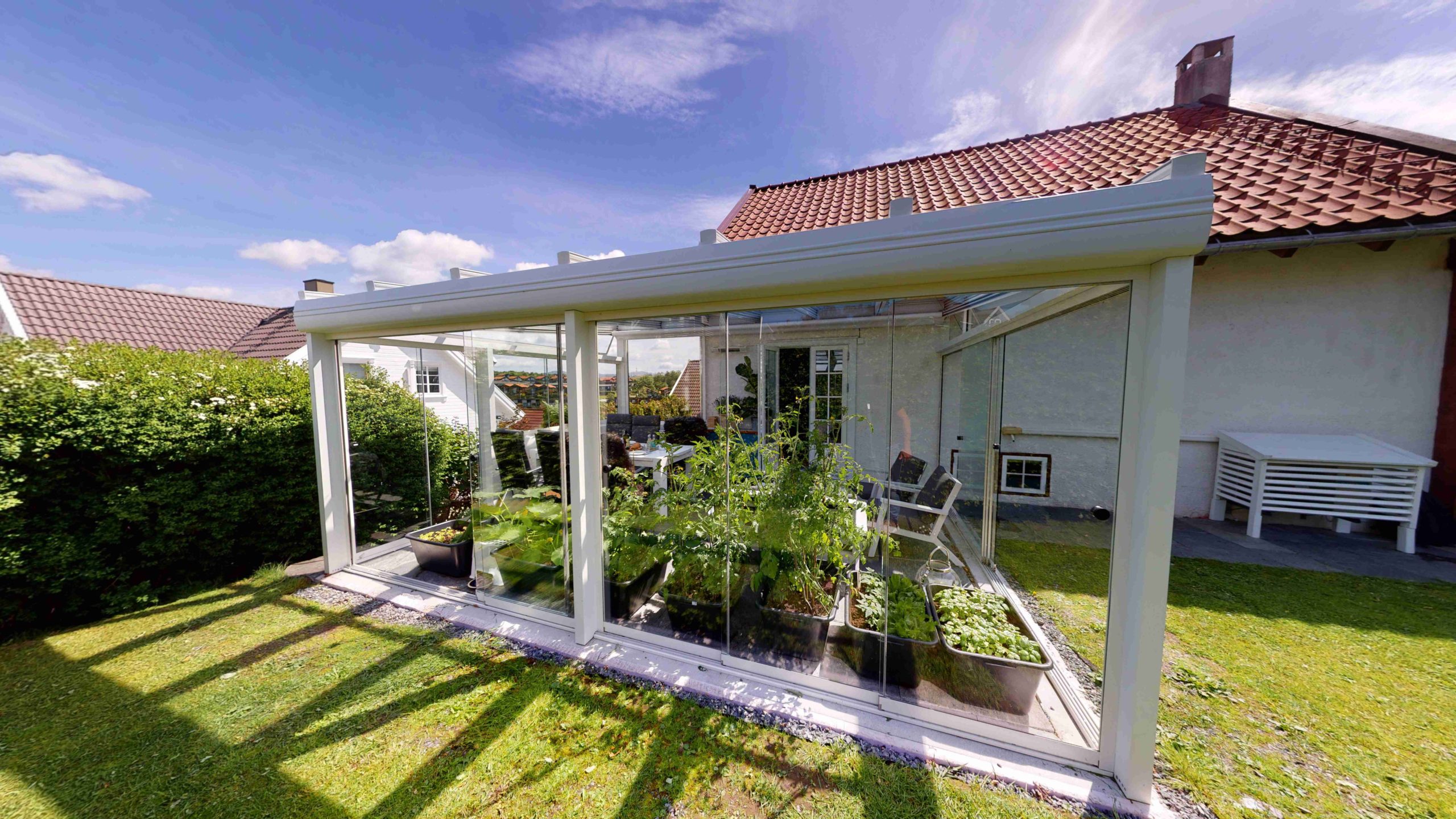 Utestue som veksthus 2